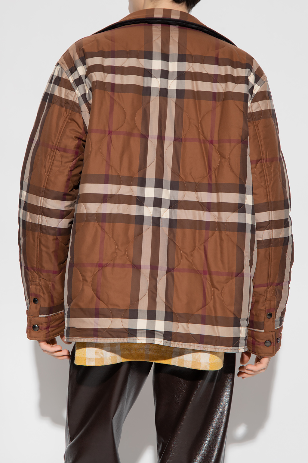 IetpShops Australia - Brown Reversible jacket Burberry Leather